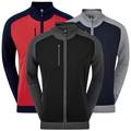 FootJoy Mens Wool Blend Tech Full Zip Golf Pullover
